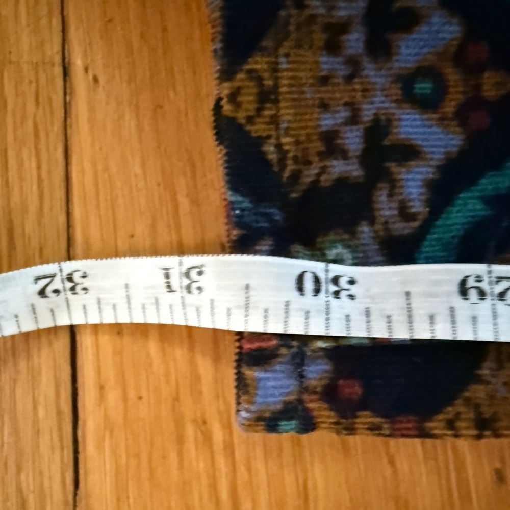 Pilcro & The Letterpress Anthropologie Serif Printed Corduroy Pants Size 29 - Picture 8 of 9